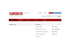 Desktop Screenshot of filmpunkten.se